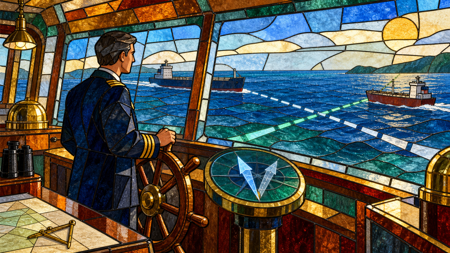 A 66-person maritime survey found no trust difference between two AI collision scenarios